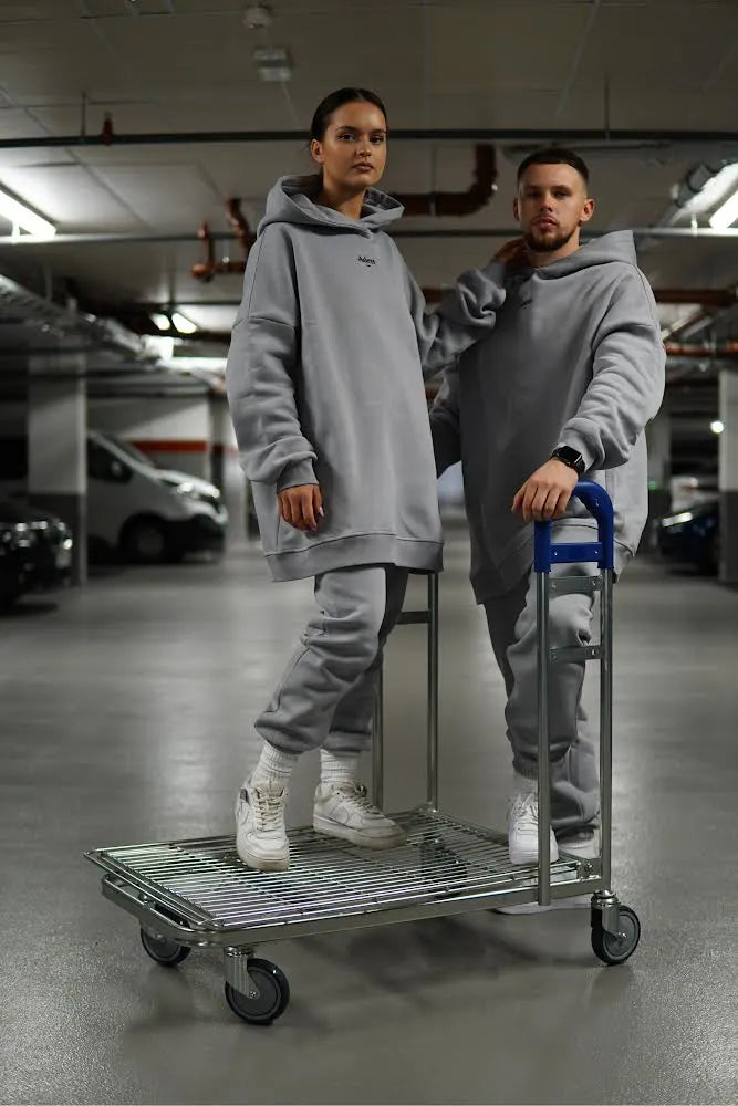 Oversized Gray Tracksuit 